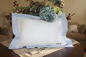 Blue 2 Tone Stripe Boudoir